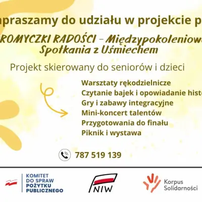 Promyczki Radości - Międzypokoleniowe Spotkania z Uśmiechem